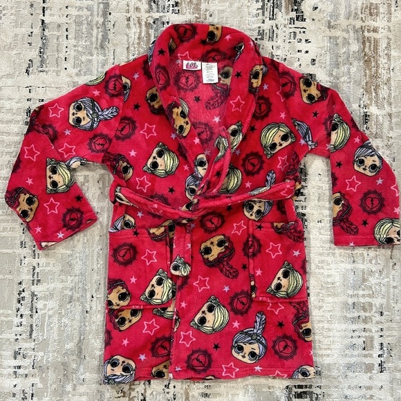 LOL surprise dolls fleece girls robe - Picture 1 of 7
